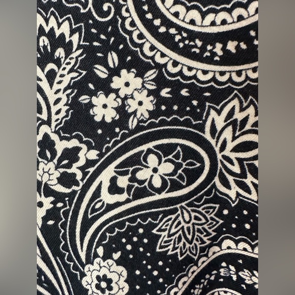 Jones New York Cotton Feel Paisley Print Robe- S/M - Picture 8 of 13